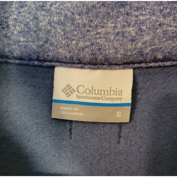 Columbia Womens Two-Tone Blue Full Zip Jacket S - Picture 2 of 6